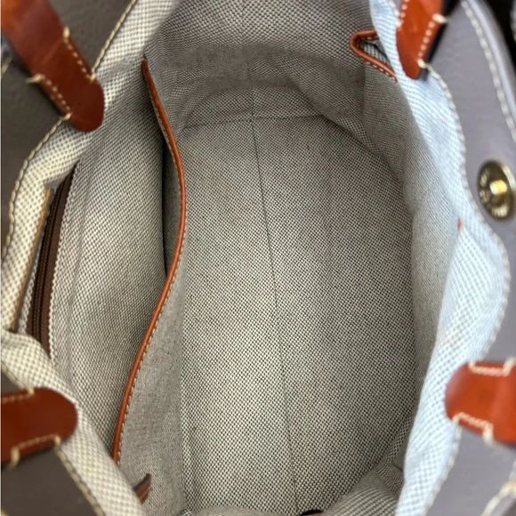 Dooney & Bourke Grey Grain Barlow - Picture 6 of 16